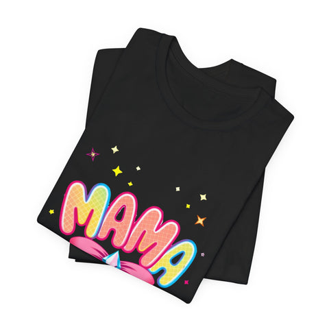 MAMA Pastel Bow Sparkle T-Shirt
